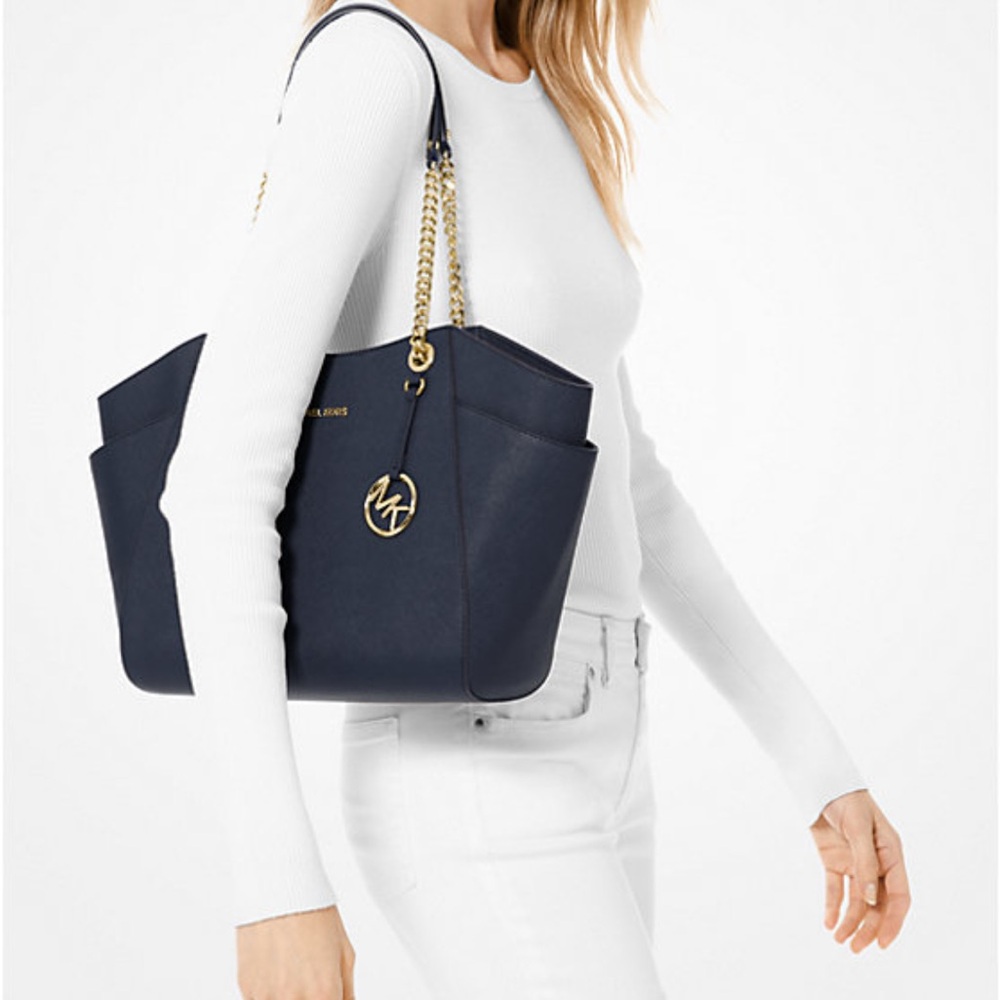 Navy Blue Michael Kors Women's Tote Bag